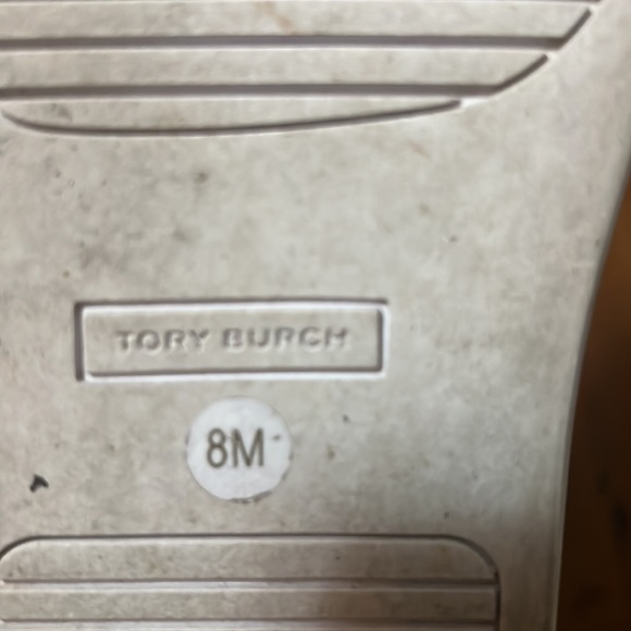 Tory Burch mid top sneakers in grey and black, size 8 - Picture 7 of 8